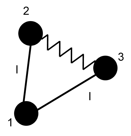 Three Masses With Spring