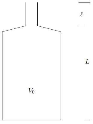 A one liter soda bottle.