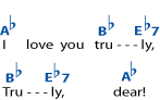 Music notation example