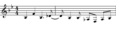 Music notation example