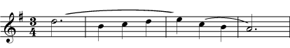 Music notation example