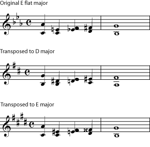 Music notation example