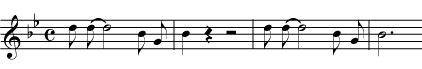 Music notation example