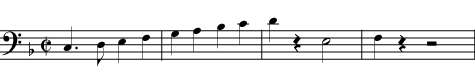 Music notation example