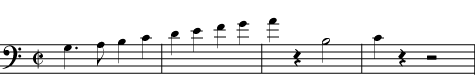 Music notation example