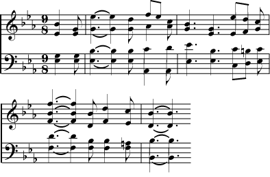 Music notation example