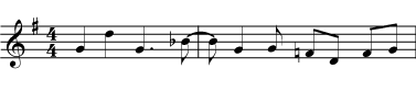 Music notation example