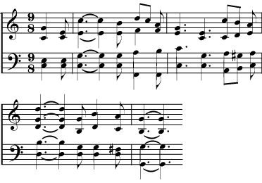 Music notation example