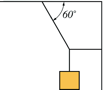 A block hanged from the ceiling