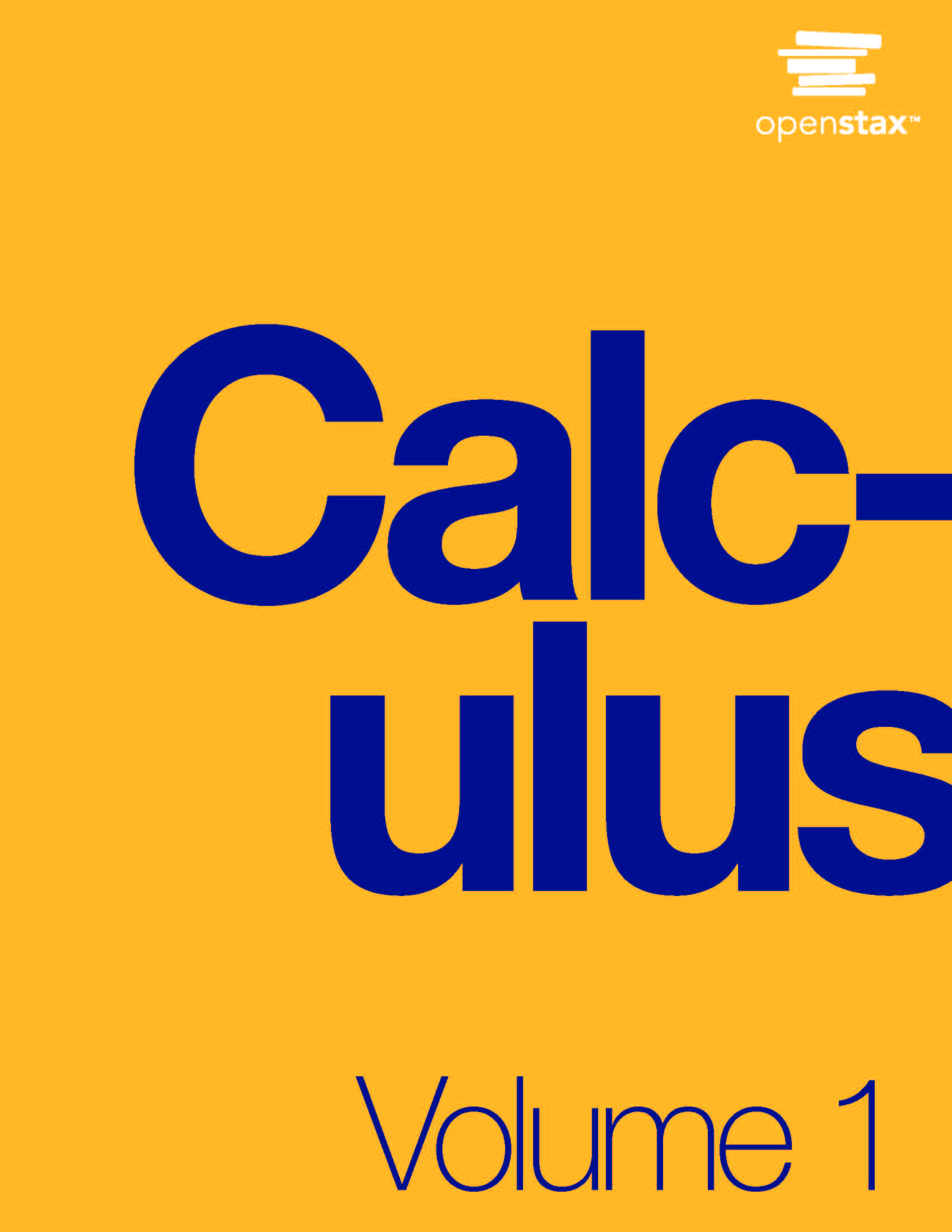 Cover of Calculus Volume 1