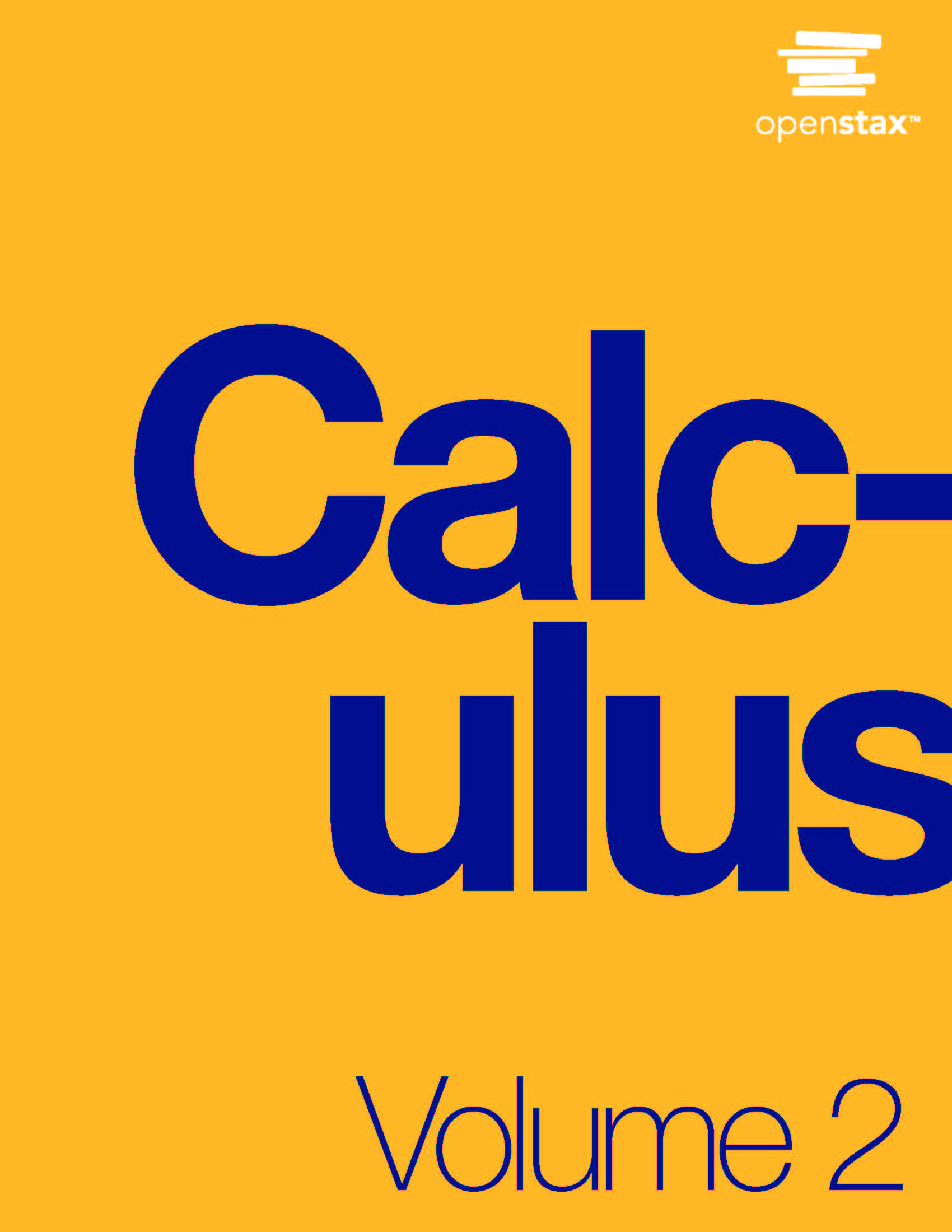 Cover of Calculus Volume 2