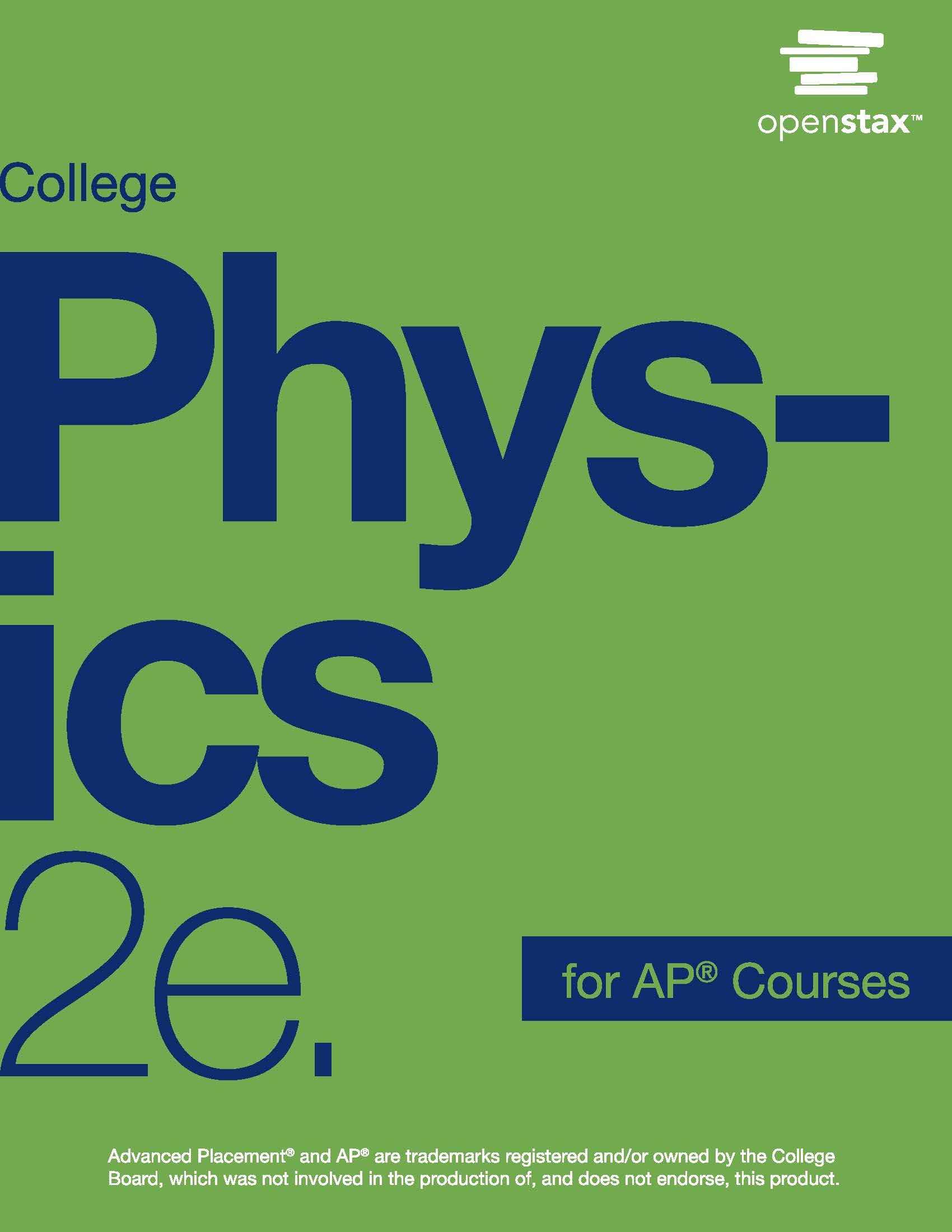 Cover of College Physics for AP® Courses 2e