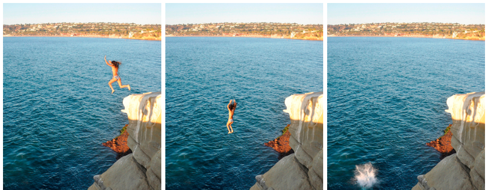 We have the intuition and an inner conviction that these three photos were taken in a very particular order. A calculation of the *entropy* in these three situations, in which the *energy* is the same, allows us to determine this order by associating a calculable quantity with our intuition.