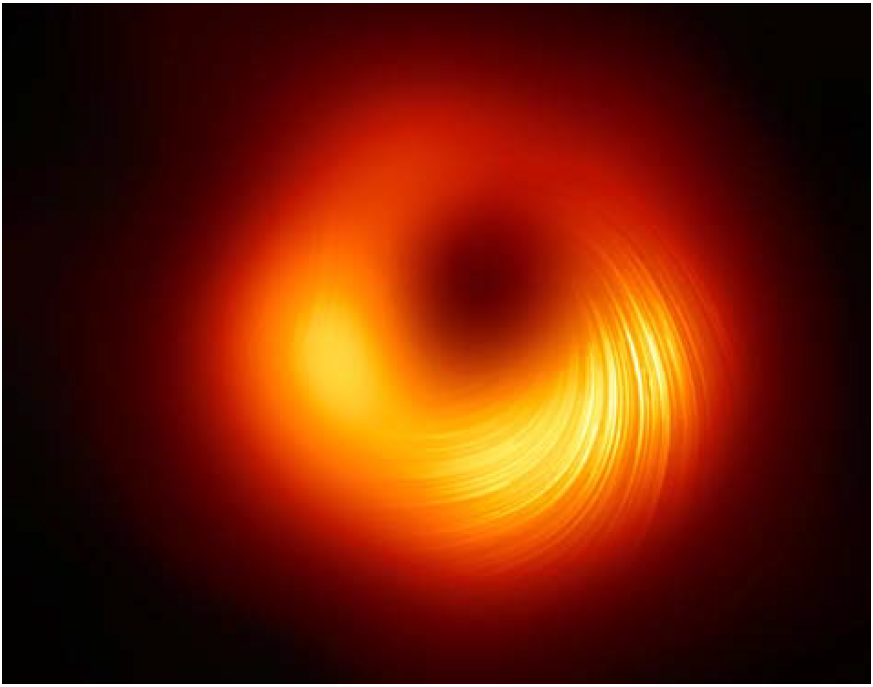 Polarized-light image of the M87 black hole